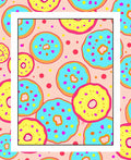 Sweet Donut Pattern Pop Art Rug