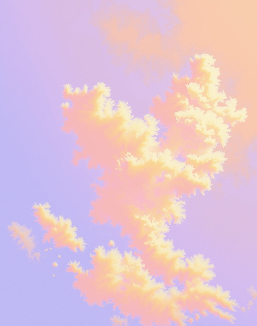 Dreamy Pastel Cloud Gradient Rug