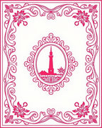 Coastal Lighthouse Floral Frame Rug