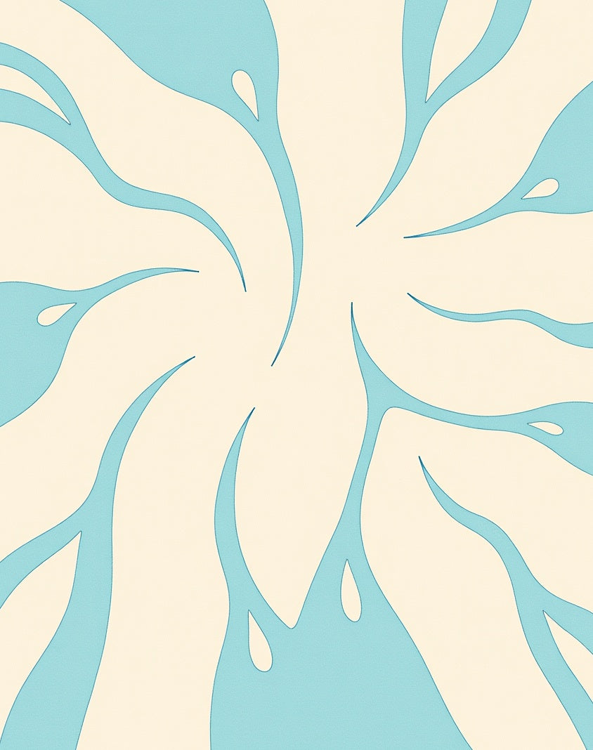 Abstract Swirls Pattern Rug