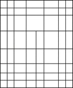 Abstract Geometric Square Pattern Rug