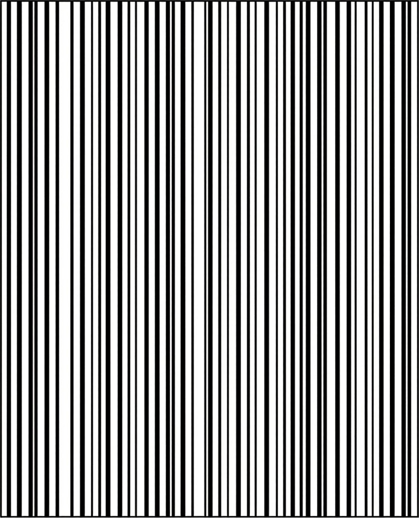 Bold Contemporary Vertical Stripes Rug