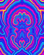 Vibrant Swirls Abstract Pattern Rug
