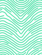 Mint Wave Pattern Design Rug