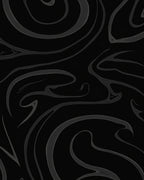 Dark Gray Swirling Abstract Lines Rug