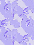 Abstract Swirl Lavender Pattern Rug