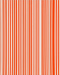 Vibrant Orange White Stripe Pattern Rug