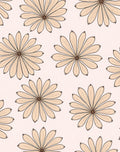 Delicate Daisy Floral Pattern Rug
