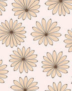 Delicate Daisy Floral Pattern Rug