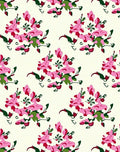 Pink Flower Pattern Design Rug