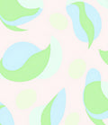 Abstract Pastel Organic Shapes Design Rug