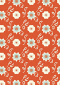 Retro Floral Pattern Rug