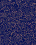 Swirling Lines Abstract Vintage Rug