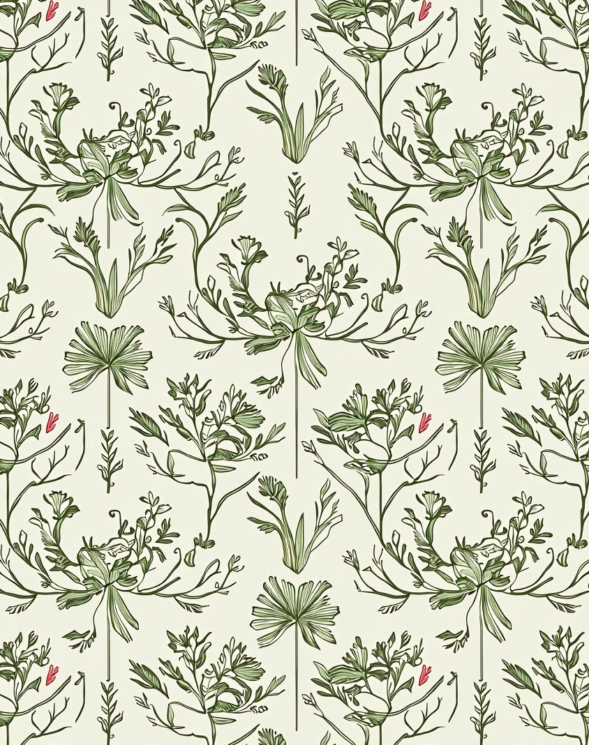 Botanical Garden Pattern Rug