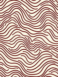 Minimalist Wavy Line Pattern Rug