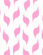 Pink Swoop Pattern Design Rug