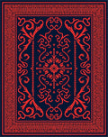 Intricate Scrollwork Geometric Patterns Rug