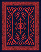 Intricate Scrollwork Geometric Patterns Rug