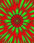 Radiant Starburst Pattern Rug