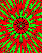 Radiant Starburst Pattern Rug
