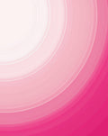 Pink Ombre Concentric Circles Design Rug