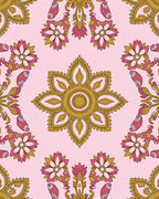 Traditional Floral Mandala Pattern Rug
