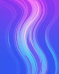 Abstract Swirl Purple Blue Waves Rug