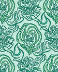 Whimsical Botanical Swirls Pattern Rug