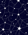 Celestial Star Constellation Pattern Rug