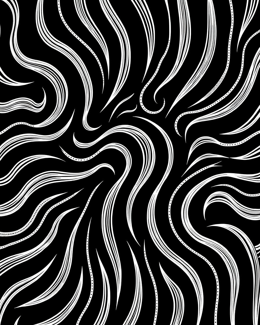 Whimsical Lines And Swirls Rug