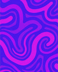 Abstract Swirl Pattern Rug
