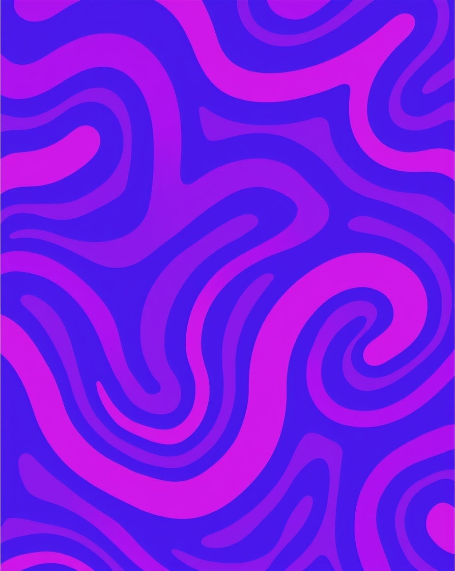 Abstract Swirl Pattern Rug