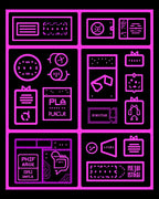 Digital Tech Pattern Rug