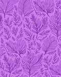 Amethyst Floral Outline Composition Rug