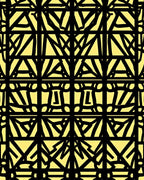 Bold Geometric Lines Pattern Rug