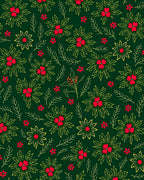 Vibrant Red Poppies Floral Garland Rug