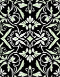 Art Nouveau Floral Pattern Rug