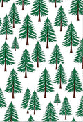 Evergreen Forest Woodland Tree Scatter Rug