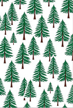 Evergreen Forest Woodland Tree Scatter Rug