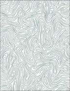 Abstract Contour Map Pattern Rug