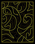 Abstract Flowing Lines Design Rug