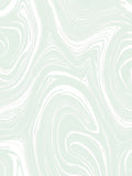 Pale Green Swirl Marble Rug