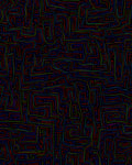 Colorful Maze Pattern Rug