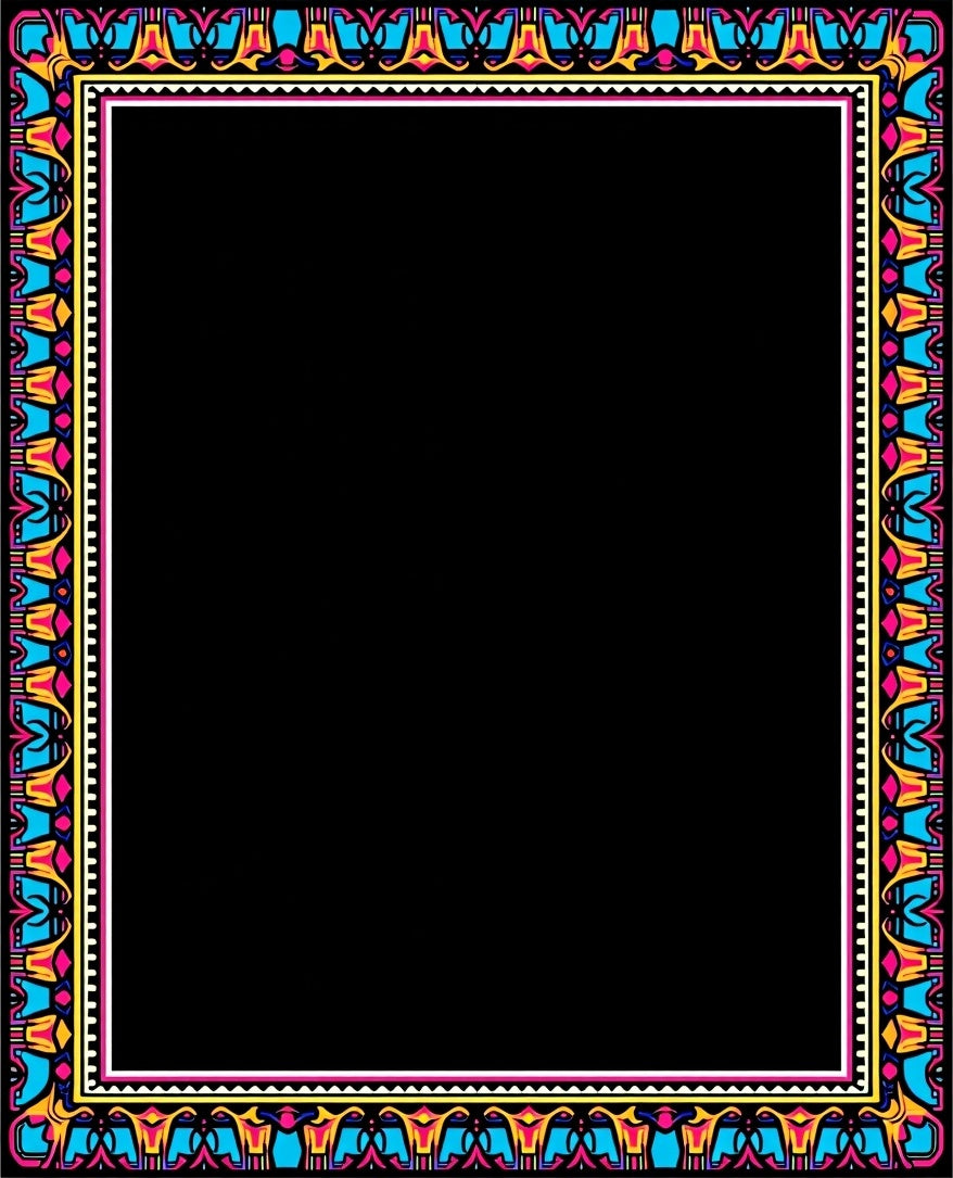 Bold Jewel Toned Geometric Pattern Rug