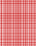 Classic Red White Gingham Pattern Rug