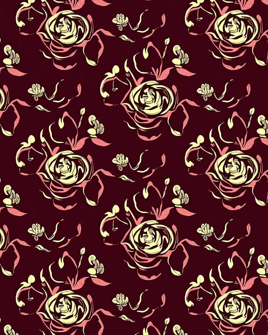 Bold Floral Design with Soft Palette Rug