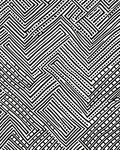 Bold Geometric Zigzag Pattern Rug