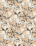 Abstract Floral Swirls Pattern Rug