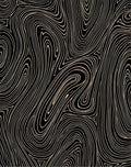 Black Tan Abstract Topographical Rug