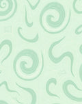 Cool Mint Swirl Pattern Rug